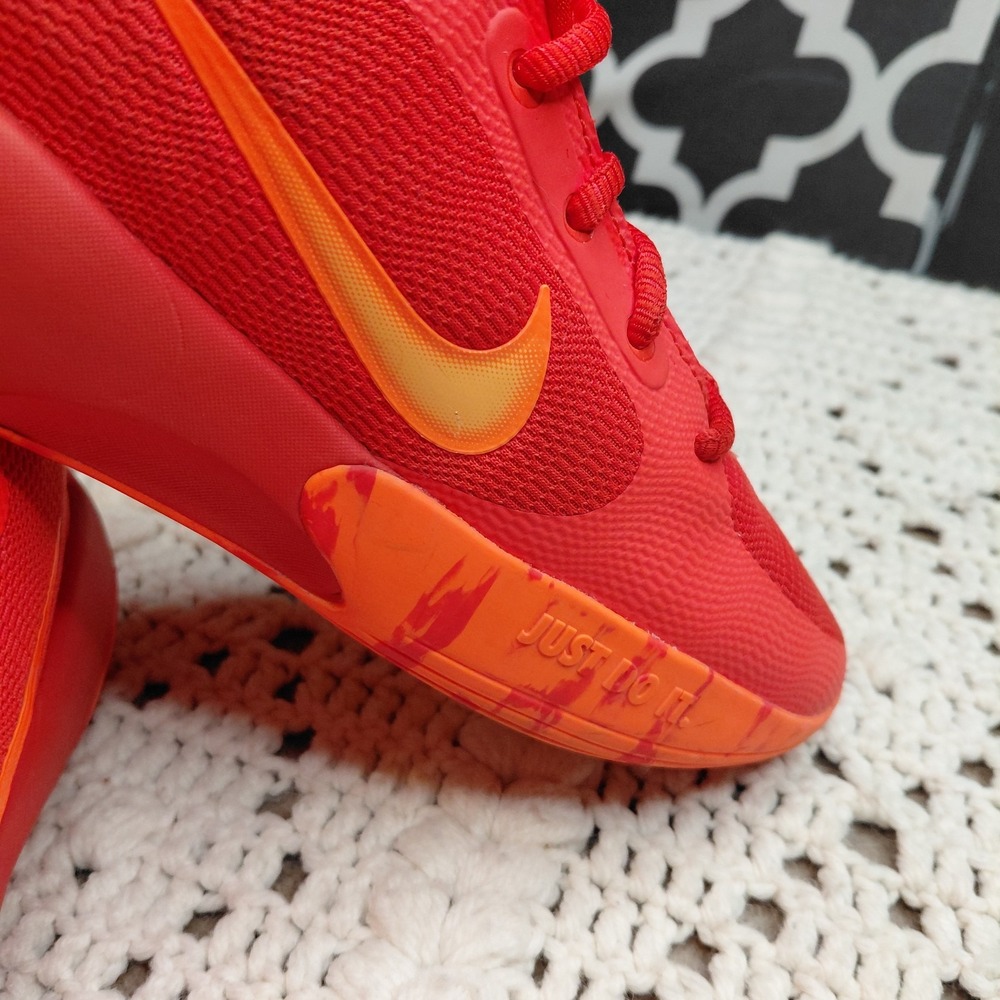 Nike Isofly Gs Basketball Shoes Youth 4 Sneaker Atomic Orange Glacier FN4384-800 - Picture 2 of 11